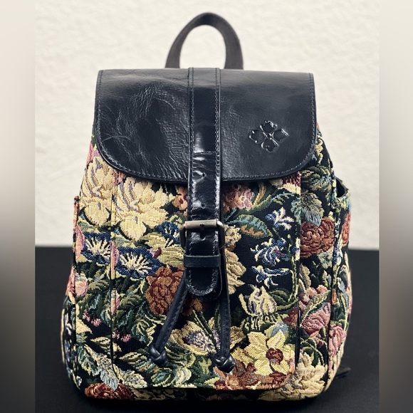 Patricia Nash Aberdeen Floral Tapestry Backpack - Picture 3 of 16